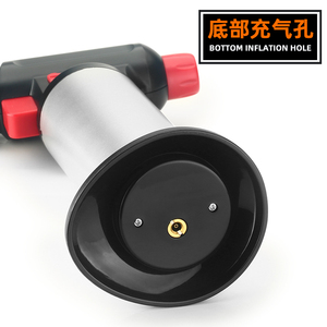 Accendino a Fiamma per BBQ, Torcia Lunga 20 CM Antivento per Campeggio e Attività all'Aperto, Pistola Spray in Alluminio e Acciaio Inox, Cartuccia 360 Gradi, Omaggi - Product Image 5