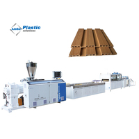 Pvc wpc pannello murale bordo linea di produzione/profilo che fa macchina