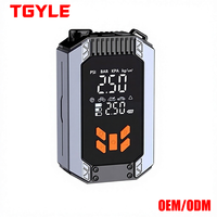Démarreur de voiture portable 12V, batterie externe 7200 mAh, gonfleur de pneus intégré