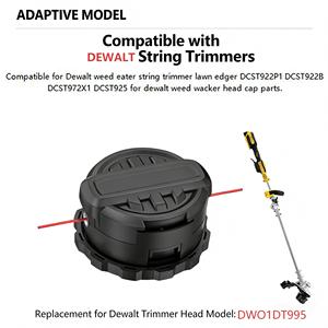 DWO1DT995 Replacement <b>Trimmer</b> Head Compatible with Dewalt DCST920 DCST922 DCST970 DCST990 DCST925 Cordless String <b>Trimmer</b> - Product Image 5