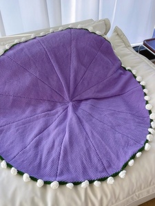 Manta de ramo de rosas tejida a mano lista para usar, para flores de lirio de los valles y margaritas de ganchillo, decoración del hogar y regalos festivos - Product Image 4