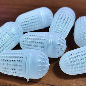 Cage à crevettes en plastique, boîte à boules d'appât de pêche, panier d'équipement de poisson de ver de terre, outil d'appât d'anguille, bonne flexibilité, filet de <span class=keywords><strong>leurre</strong></span> - Product Image 2