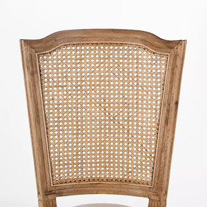 Sillas de ratán francés de madera maciza para comedor, mobiliario de respaldo para Hotel, evento, banquete, gran oferta - Product Image 6