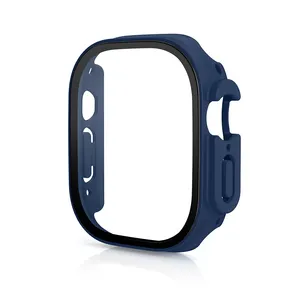 49 mm 2.5d Glass With PC Cover Compatible To Protect Watch Case For Apple Iwatch Series 8 Ultra 49mm