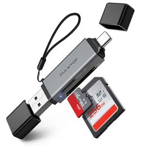 PULWTOP all in 1/all in one/3 in 1 Usb 3.0 Card Reader High Speed SD TF Type C USB C USB OTG Card Reader for Laptop