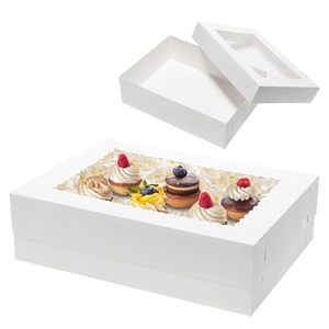 Cajas de Embalaje para Pasteles, Postres, Sándwiches y Galletas con Diseño Personalizado y Colorido, Hechas de Papel para Uso Alimentario - Product Image 1