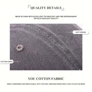 Gorras de Béisbol Vintage de Diseño Deportivo, Unisex, de Tela Lavada a Color, para Deportes de Equipo al Aire Libre de Verano - Product Image 4