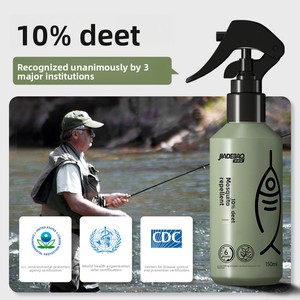 Jiadebao 10% DEET 150ml Spray Répulsif Anti-Moustiques Inodore Longue Durée pour Pêche et Camping en Extérieur, Lot de 24, Fujian - Product Image 2