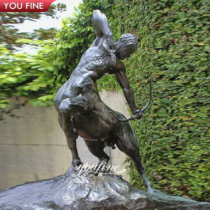 Escultura de latón de fundición al aire libre Tamaño real Bronce Centauros y estatua de hadas - Product Image 2