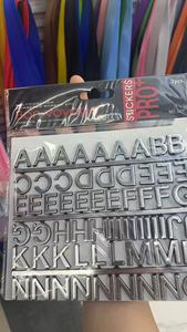 Personalizzato 3D lettere specchio adesivi da parete in resina metallo <span class=keywords><strong>alfabeto</strong></span> per la decorazione della casa di nozze Logo con nome personalizzato 'lettere d'amore' - Product Image 3