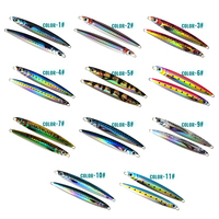Leurres de pêche à la traîne pour maquereau et bar, de haute qualité, fabriqués au Japon, avec simulation d'impression 3D, poids 40g, 60g, 80g, 100g, 120g, 150g, 200g, à coulée rapide