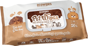 Lingettes nettoyantes écologiques pour animaux de compagnie, 50 lingettes, lingettes douces pour le toilettage des chiens et des chats, lingettes de nettoyage pour animaux de compagnie, usage quotidien - Product Image 3