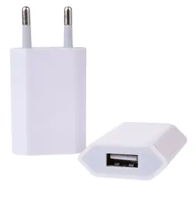 USB 충전기 5V 1A AC 벽 USB 홈 여행 전원 어댑터 EU 플러그 휴대 전화 액세서리 충전기 아이폰