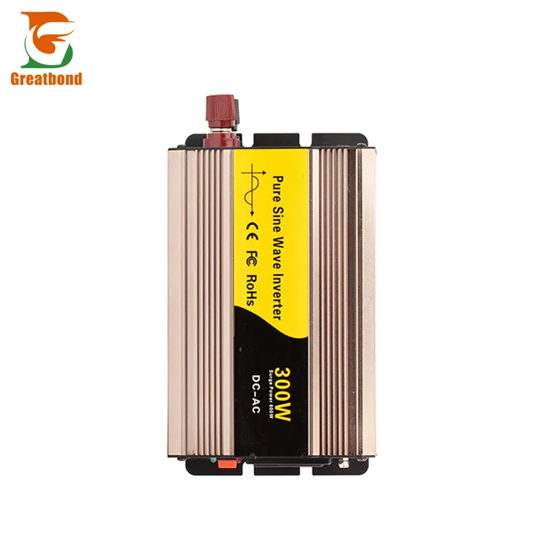 China Manufacturer Dc To Ac Power Inverter 300W Solar Micro Pure Sine Wave Power Inverter With CE SAA
