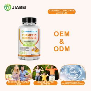 Kapsul Kunyit Curcumin Dewasa Kustom Pabrik OEM/ODM Ekstrak Herbal Mempromosikan Respon Inflamasi yang Sehat - Product Image 6