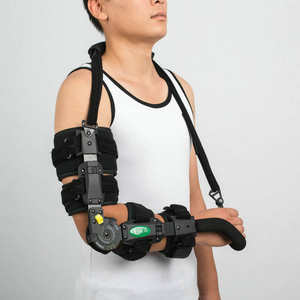 HKJD Immobilisateur médical ROM Coudière Coude Soulagement de la douleur Réglable Orthopédique Post Op Réglable Coudière articulée - Product Image 2