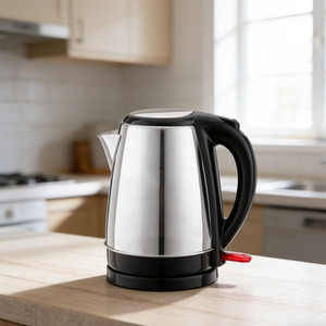 Bouilloires électriques sans fil en acier inoxydable pour <span class=keywords><strong>cuisine</strong></span>, avec interrupteur inférieur, appareils électroménagers - Product Image 2