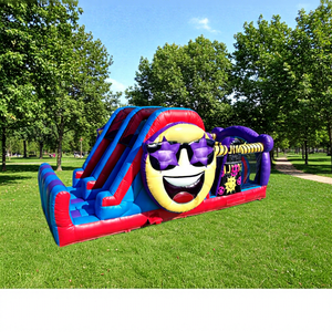 Parcours d'obstacles gonflable avec toboggan et trampoline, <span class=keywords><strong>pour</strong></span> enfants et adultes, <span class=keywords><strong>jeux</strong></span> <span class=keywords><strong>gonflables</strong></span> - Product Image 1