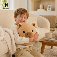 Ballon de plage gonflable en peluche populaire et très vendu, jouet en peluche doux à visage de dessin animé pour enfants et adultes, idéal pour les activités de plein air