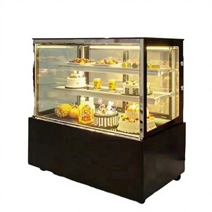 Vitrine Réfrigérée Commerciale à Double Température pour Gâteaux et Pains avec Portes Vitrées, Capacité 800L - Product Image 2