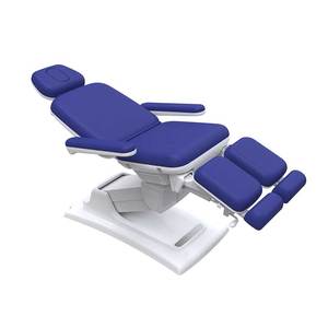 Camilla de Estética Profesional <span class=keywords><strong>Katia</strong></span> Factory, Ajustable Hidráulicamente, Diseño Nuevo Personalizado, Color Blanco, con Patas Divididas, para Tratamientos Faciales y Spa - Product Image 5