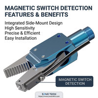 Factory Direct Robotic Accessories Blue Fixture GRZ20-16J Sprue Clamp Sawtooth Y-Type Gripper