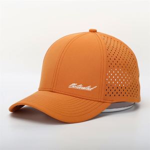 Gorra Deportiva de 6 Paneles Personalizada OEM, Resistente al Agua, con Orificios Perforados por Láser, de Secado Rápido, Gorra de Béisbol Bordada - Product Image 3