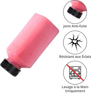 Food Grade BPA Free 500ml for <b>Plastic</b> Juice Milk Champagne Soda Bottles with Black Tamper Evident Caps <b>Straws</b> 12 Sets in Bulk - Product Image 5