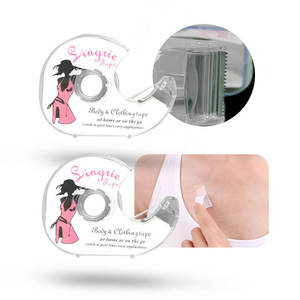 Factory Wholesale Ladies Invisible Private Accessories Scarf Stick Transparent Adhesive Secrets Lingerie Body Skin Clothes Tape - Product Image 1