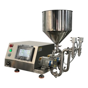 Máquina de Llenado de Líquidos Viscosos de Alta Precisión con Bomba de Lóbulos de Doble Cabezal para Cremas, Salsas, Aceites y Pastas - Product Image 1