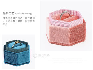 Caja de terciopelo de alta calidad para collares y pulseras, caja de terciopelo personalizada para guardar joyas, caja de regalo para anillos de diamantes, caja de gamuza para pendientes - Product Image 4