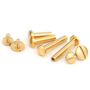 Offres Spéciales laiton cuivre mâle à femelle tête fendue livre reliure poste <span class=keywords><strong>rivet</strong></span> chicago vis de fournisseur fiable - Product Image 2