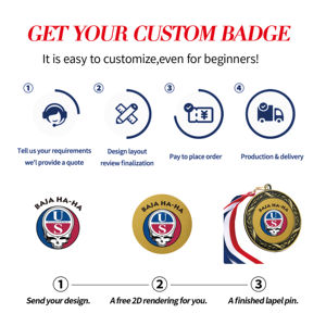 Personalizza il Tuo Logo Gratuitamente su Medaglie Sportive in Lega di Zinco Placcata di Alta Qualità, Disponibili in Stock e Senza Necessità di <span class=keywords><strong>Stampi</strong></span> - Product Image 5