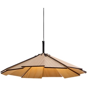 Wooden Pendant <b>Light</b> Wabi Sabi Style Solid Wood Restaurant <b>Dining</b> Room Decorative Lighting Fixture - Product Image 5