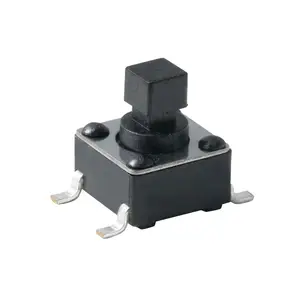 4.5*4.5mm tact switch SMD type 4.5x4.5 square button reel packed DIP Tact switch for pcb circuit board