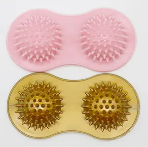 New arrival Foot Reflex Stimulate PVC spiky half ball Shiatsu air pressure foot massager Voet massage des pieds