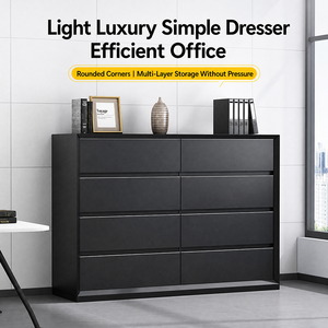 Modern 3-<b>Drawer</b> Lockable <b>Filing</b> Cabinet with Quiet Opening Smooth Glide for Commercial Office & Home Use - Product Image 2