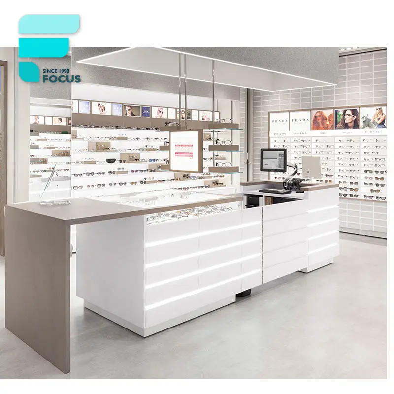 Retail display stores eyewear display stand optical shop display design furniture optical shop