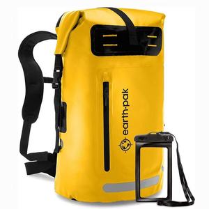 Sac à dos étanche flottant en PVC portable de 30 L pour moto, camping et randonnée - Product Image 5