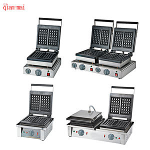 Belge gaz électrique mini commercial industriel <span class=keywords><strong>vertical</strong></span> deux espaces carré nid d'abeille double <span class=keywords><strong>cuisinart</strong></span> <span class=keywords><strong>gaufrier</strong></span> machine - Product Image 2