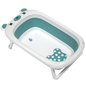 Juego de bañera plegable de plástico para bebés con bomba inflable, portátil, plegable, para baño, spa, bañera para bebés <span class=keywords><strong>2022</strong></span> - Product Image 1