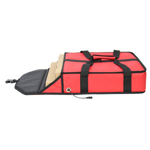 Scatola Termica Elettrica 12V per Consegna Cibo, Borsa Termica in Poliestere da 18 Pollici per Pizza - Product Image 3