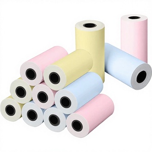 Rouleau de papier thermique blanc personnalisé pré-imprimé King-color 57x40mm/80x80mm 70g/55g pour caisse enregistreuse - Product Image 2
