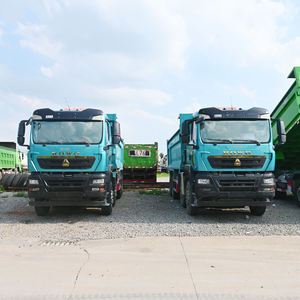 Camión Volquete Usado HOWO TX 8*4 de 12 Ruedas y 371hp con Caja <span class=keywords><strong>en</strong></span> Forma de U, Precio Bajo y Chasis Resistente para Condiciones de Carretera Deficientes <span class=keywords><strong>en</strong></span> África - Product Image 2