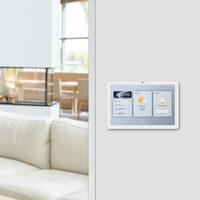 Maison intelligente personnalisée 10.1 ''écran tactile mural 1920*1200 POE RS485 capteur de température et d'humidité tablette Android