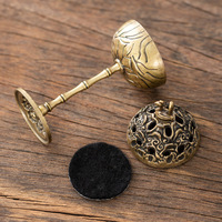 Brûleur d'encens en bois de santal de Style antique créatif décor à la maison du Moyen-Orient pour la méditation Zen humeur apaisante matériau de graine