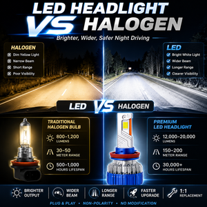 Faro LED ad Alta Luminosità 240W 60000LM per Auto H7 H4 con Driver, Prezzo di Fabbrica all'Ingrosso, Certificato IATF16949 - Product Image 6