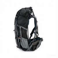 Tas Ransel Hiking Fashion 50L Tahan Air, Tas Perlengkapan Camping dengan Penutup Hujan 45+5 Liter, Tas Gunung Ringan Unisex