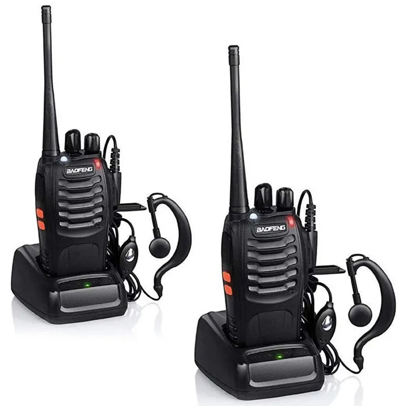 Venda quente rádio em dois sentidos Baofeng BF-888S <span class=keywords><strong>incluindo</strong></span> fone de ouvido handheld rádio amador dual band baofeng 888s walkie talkie
