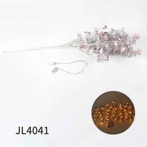 زهرة مزهرة صناعية LED تعمل ببطارية بيضاء دافئة لحفلات الزفاف وعيد الحب والكريسماس - Product Image 6